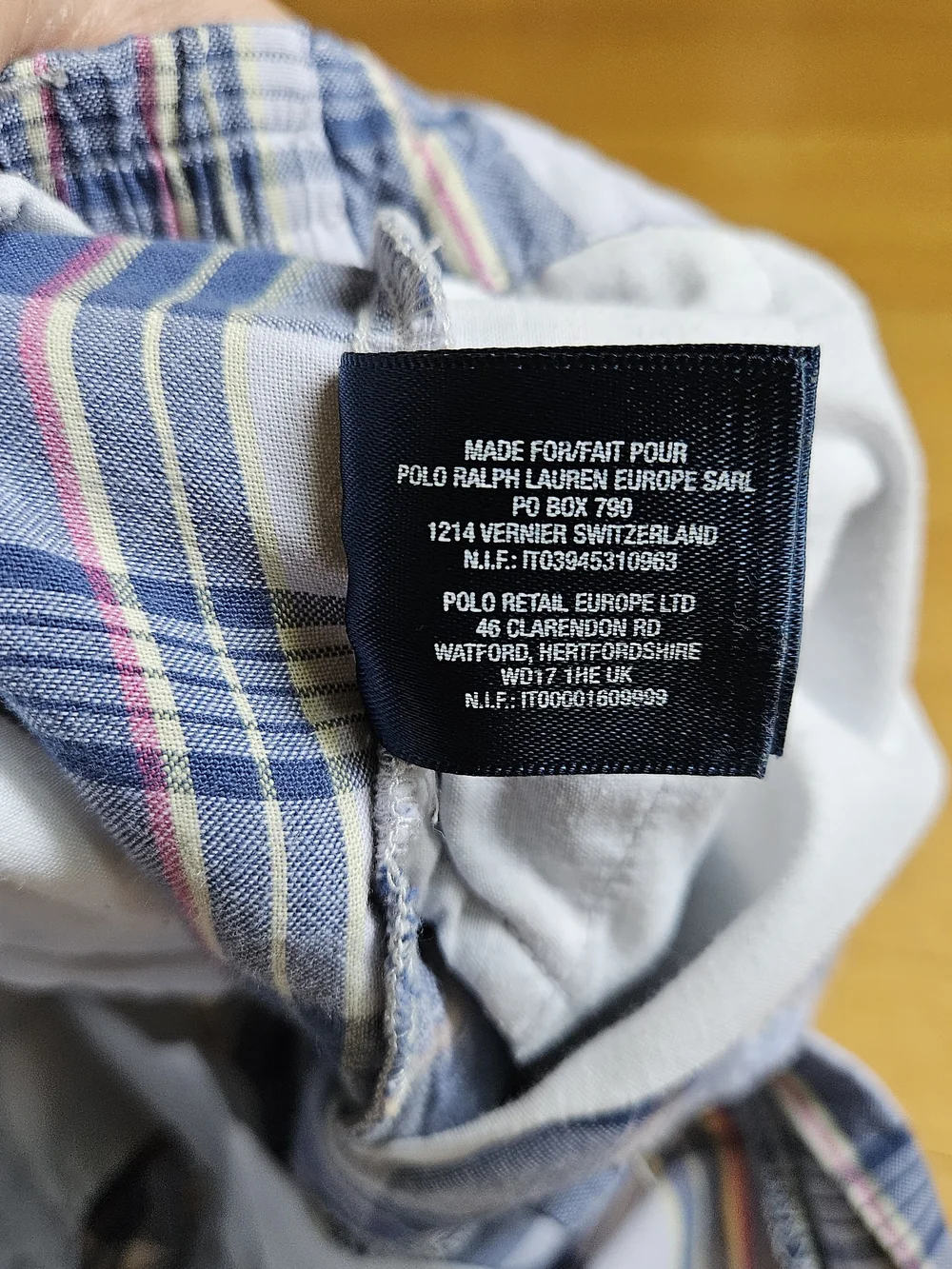 Ralph Lauren Blue Plaid Button-Front Shorts